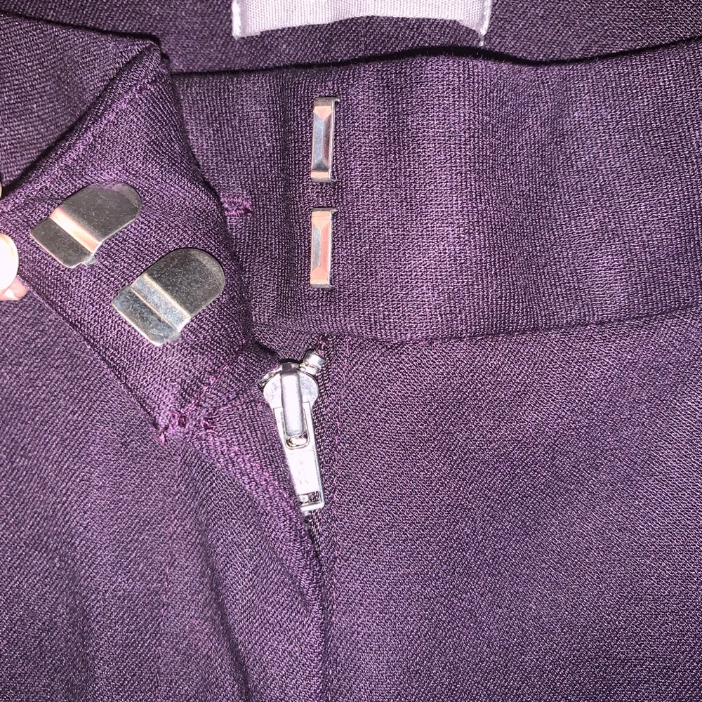 Maurices skinny short ankle pants dark purple 5/6 - Picture 4 of 8